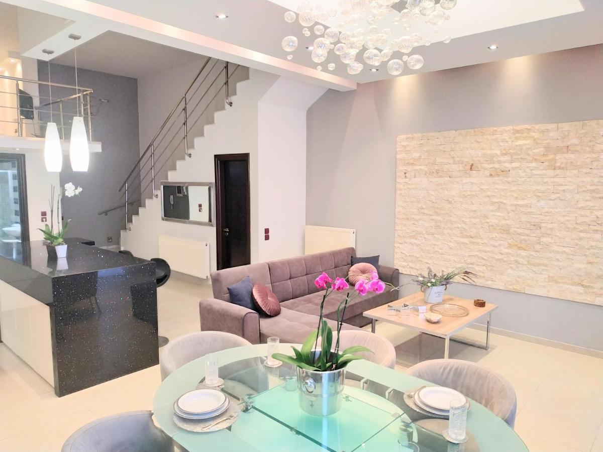 Luxury Apartment With Sea View Near Kallithea Koskinou  Luaran gambar