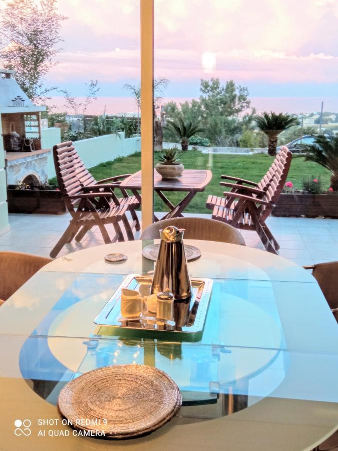 Luxury Apartment With Sea View Near Kallithea Koskinou  Luaran gambar