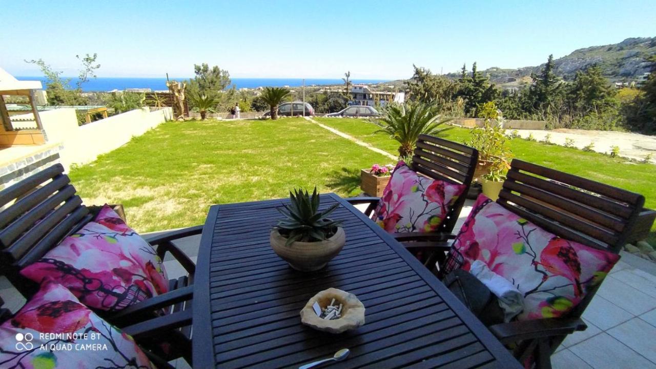 Luxury Apartment With Sea View Near Kallithea Koskinou  Luaran gambar