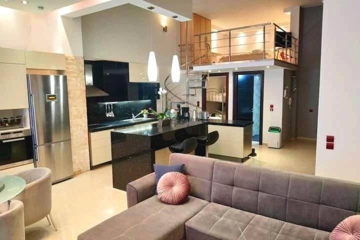 Luxury Apartment With Sea View Near Kallithea Koskinou  Luaran gambar